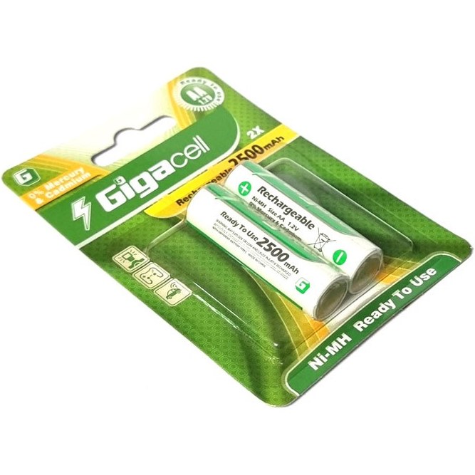 باتری قلمی قابل شارژ گیگاسل مدل 2500mAh - Image 2