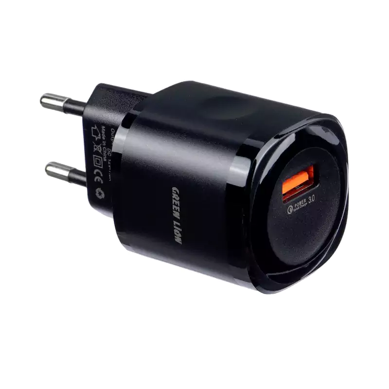 شارژر دیواری گرین لاین مدل Green Lion | QC3.0 18W Mini - Image 2
