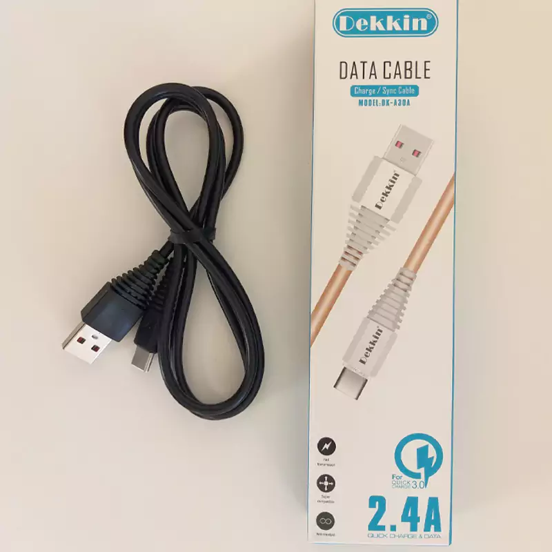 کابل تبدیل USB به TYPE-C دکین مدل Dekkin | DK-A30A - Image 2