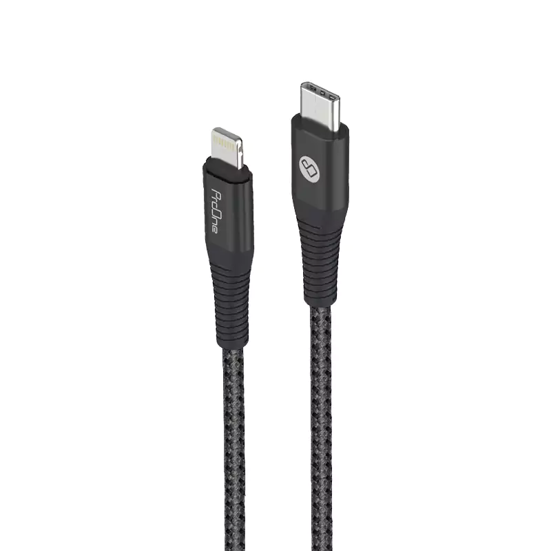 کابل تبدیل USB-C به لایتنینگ پرووان مدل PCC110 طول 1 متر | Proone