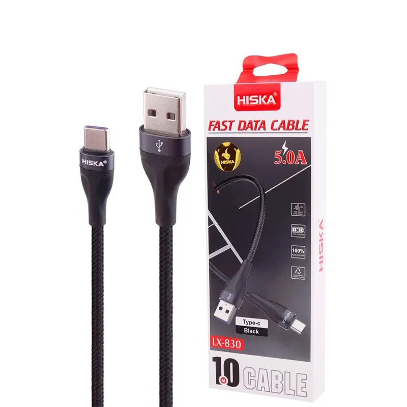کابل USB به USB-C هیسکا مدل LX-830 طول 1 متر | HISKA - Image 4
