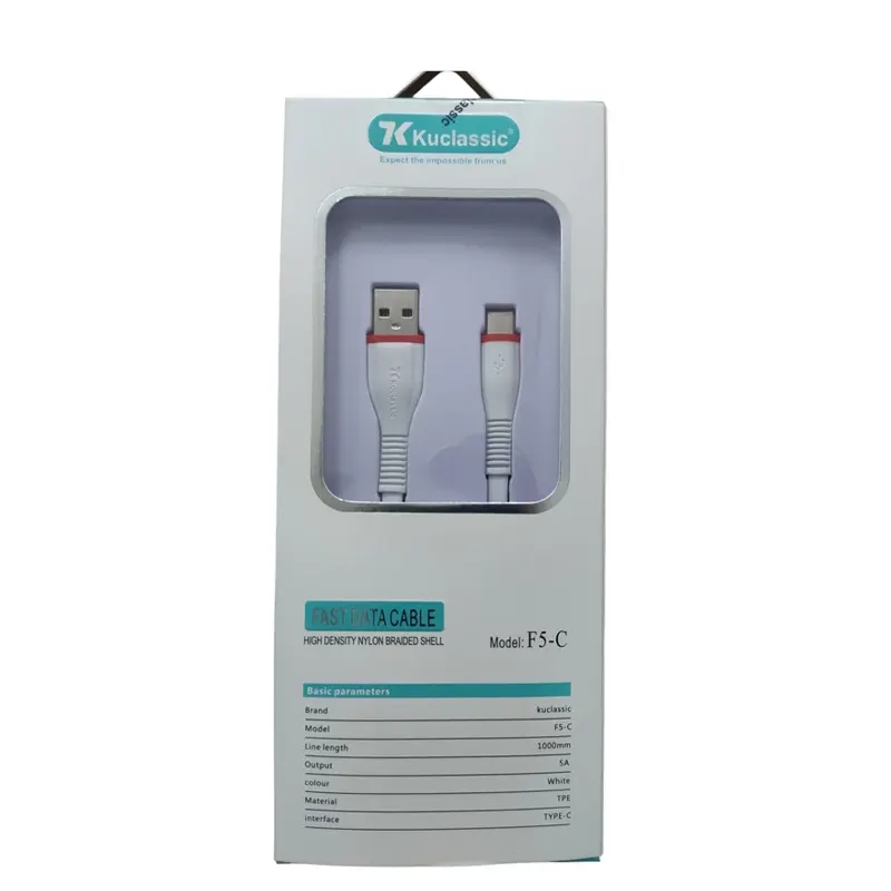 کابل شارژ USB به Type-C کوکلاسیک مدل F5-C طول 1 متر | Kuclassic - Image 2