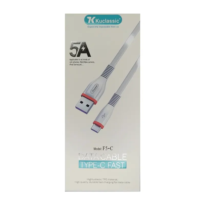 کابل شارژ USB به Type-C کوکلاسیک مدل F5-C طول 1 متر | Kuclassic - Image 4