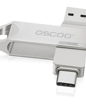 فلش مموری اوسکو CU002 ظرفیت 64 گیگابایت USB 3.1 و Type-C