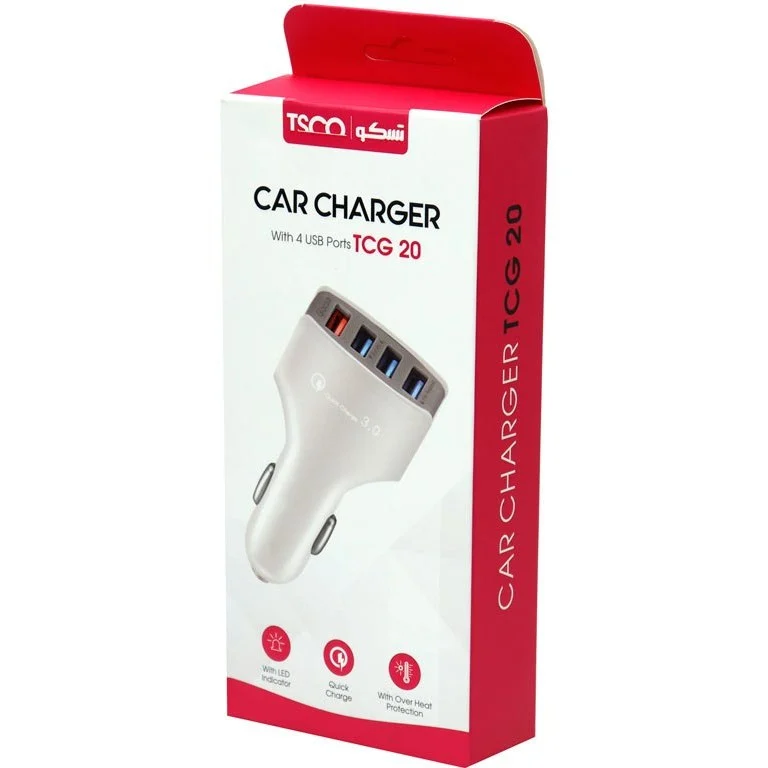 شارژر فندکی تسکو مدل TCG 20 - Image 2