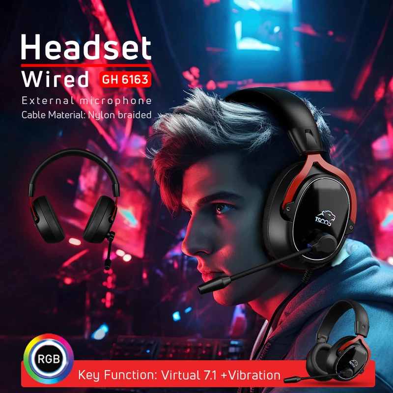 هدست مخصوص بازی تسکو مدل GH 6163 - Image 3