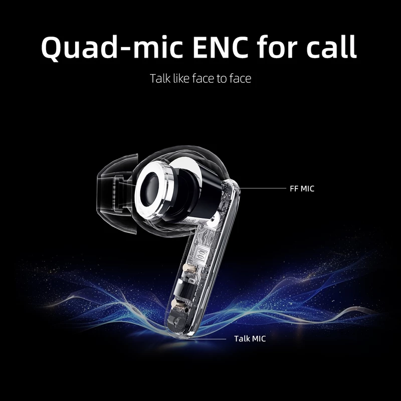 هدفون بلوتوثی کیو سی وای مدل 2 T13 ANC - Image 10
