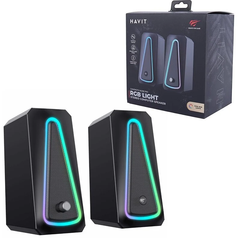 اسپیکر دسکتاپ هویت مدل SK208 PRO - Image 3