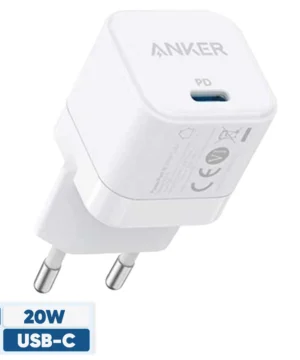 شارژر انکر مدل PowerPort III A2149 توان 20 وات 2 پین
