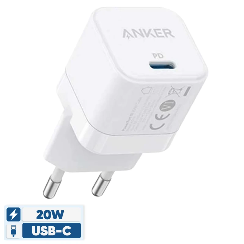 شارژر انکر مدل PowerPort III A2149 توان 20 وات 2 پین